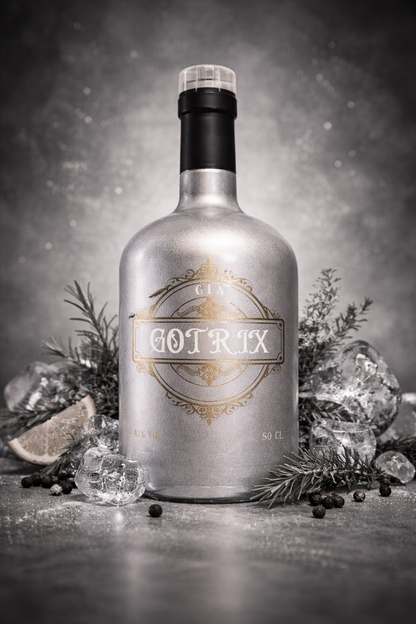 #4 Gin Gotrix - Garrafa Cinzenta - 50cl
