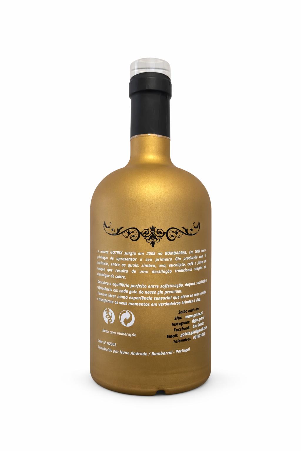 #2 Gin Gotrix - Garrafa Dourado - 50cl