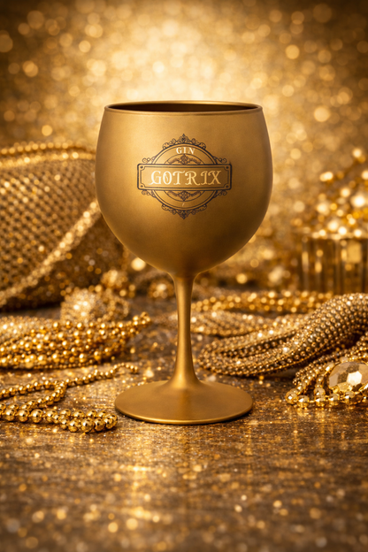 Gotrix Copo Vidro - Dourado